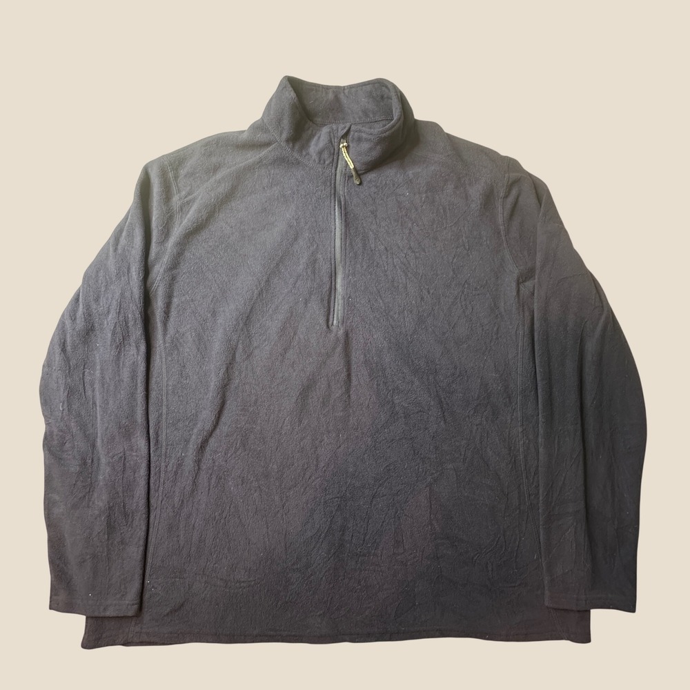 Magellan Outdoors Pullover Men XL Quarter Zip Navy Blue Fleece Magellan Outdoors